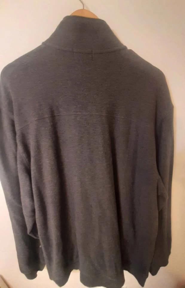 Calvin Klein Mens XXL Gray Full Zipper Jacket Sweater - photo 2