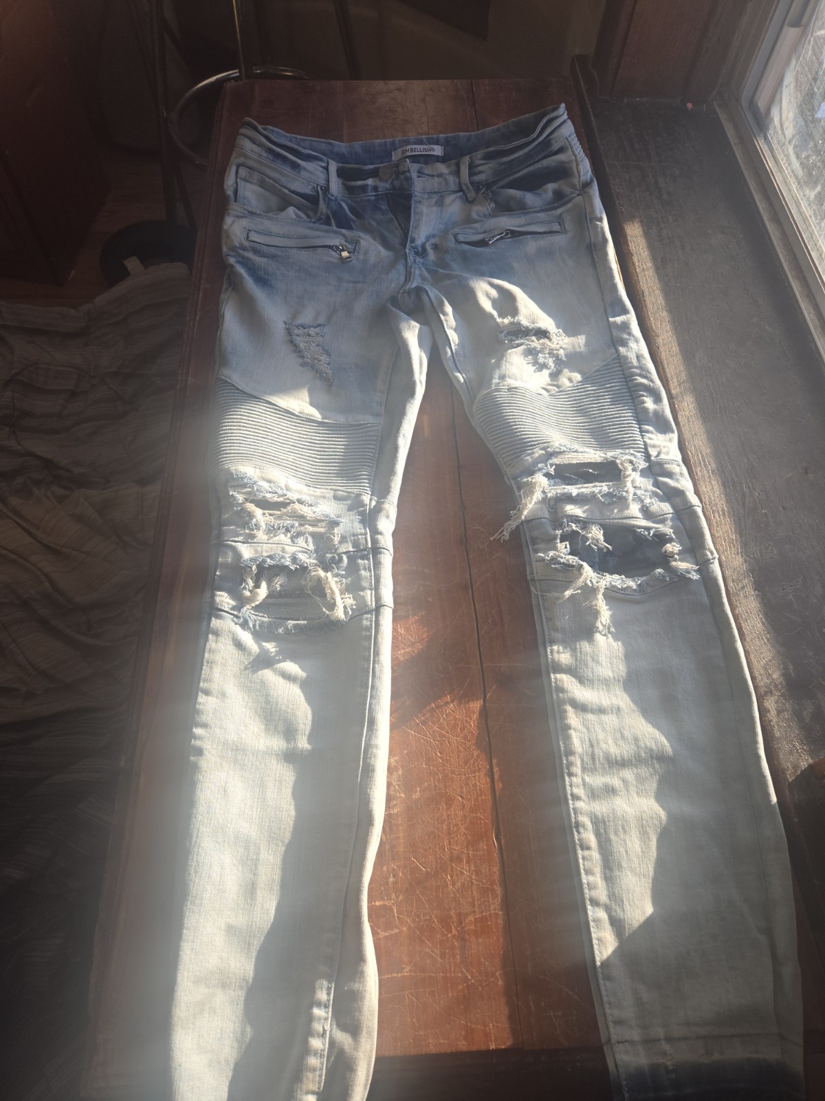 Embellish Men's Light Wash Jeans, Size 32 - photo 2