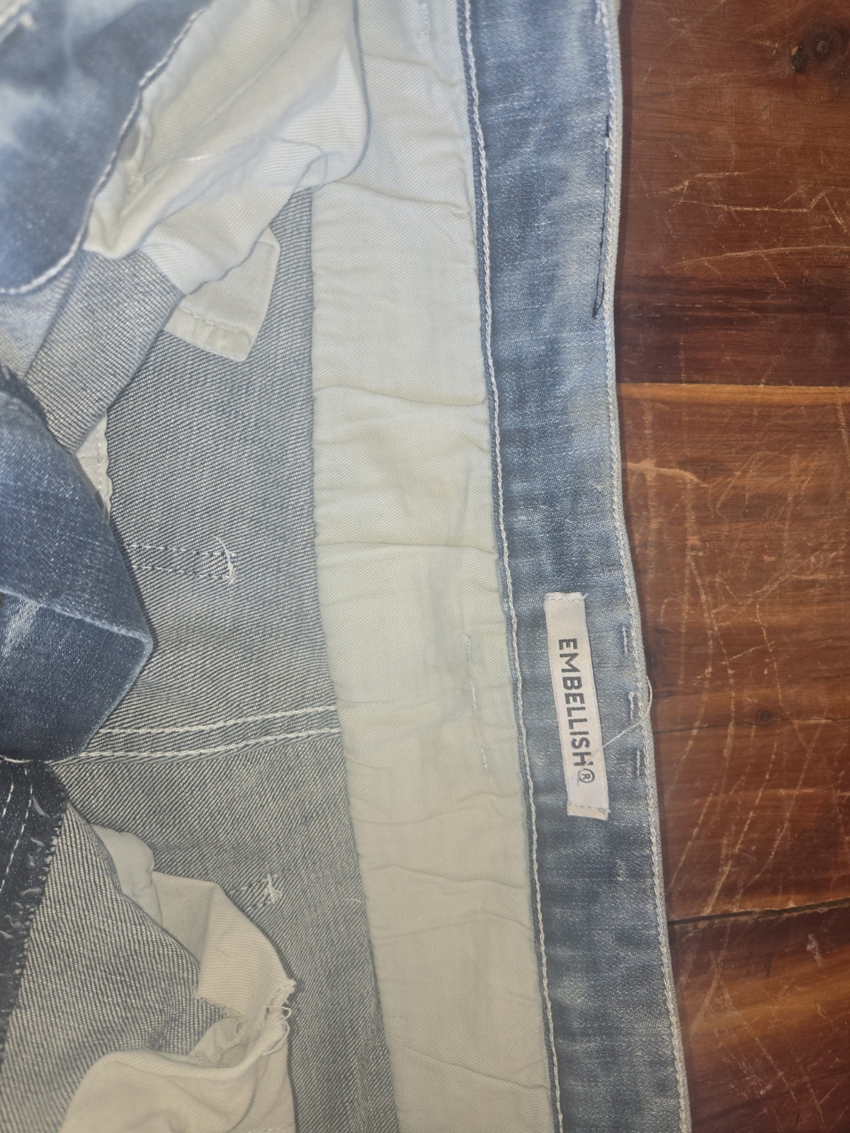 Embellish Men's Light Wash Jeans, Size 32 - photo 3