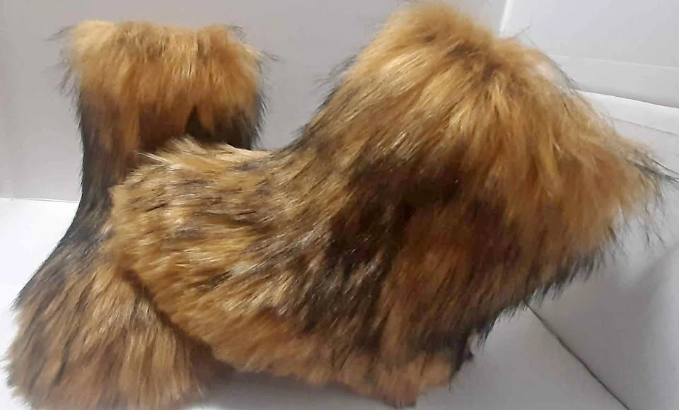 Faux Fur Slippers For Women