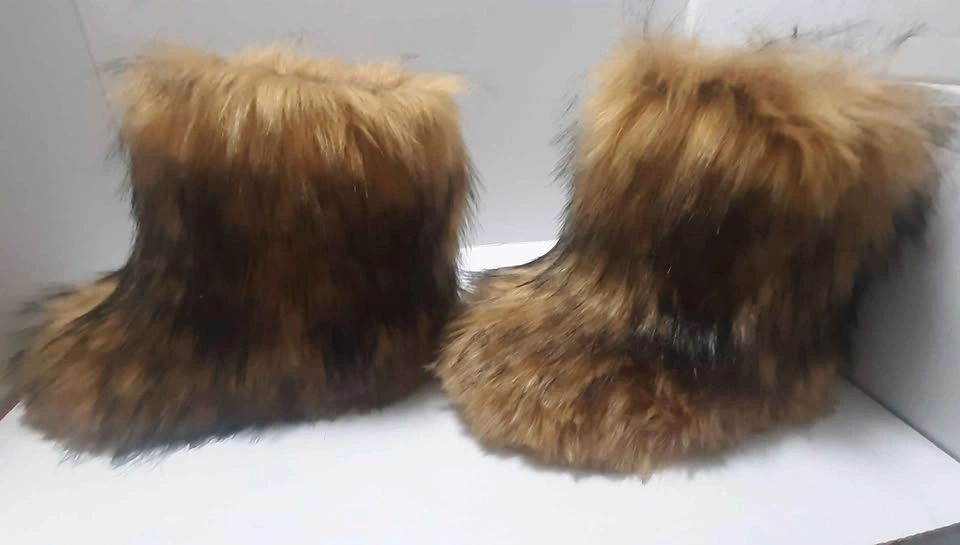 Faux Fur Slippers For Women - photo 2