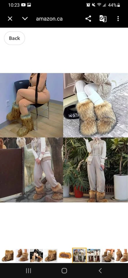 Faux Fur Slippers For Women - photo 3