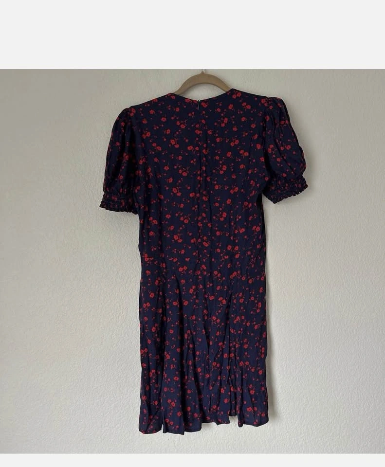 New Reformation Drea Sweetheart Neckline Crepe Minidress Size 2 - photo 4