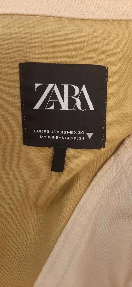 Zara Gabardine Patchwork Jacket Oversized - photo 4