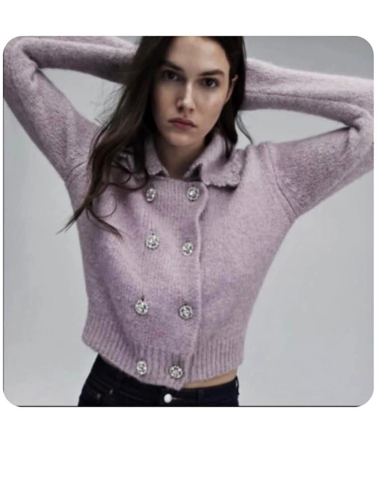 Like New Gorgeous Lilac Zara Sweater Size Small