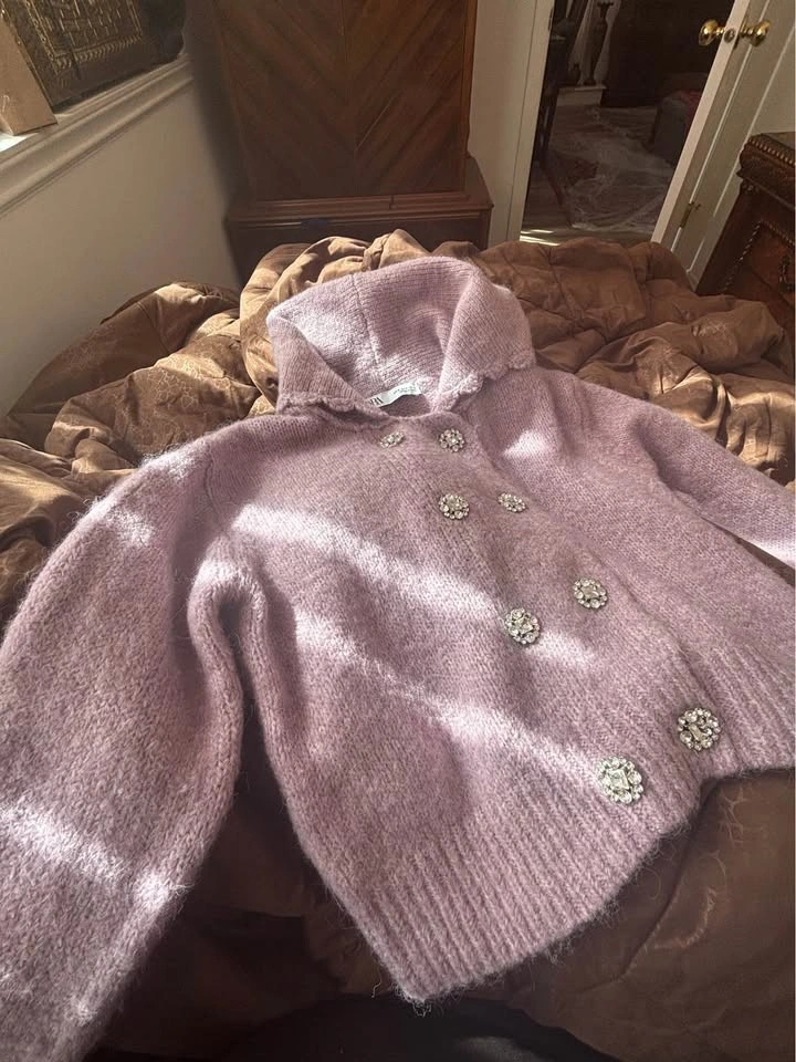 Like New Gorgeous Lilac Zara Sweater Size Small - photo 4
