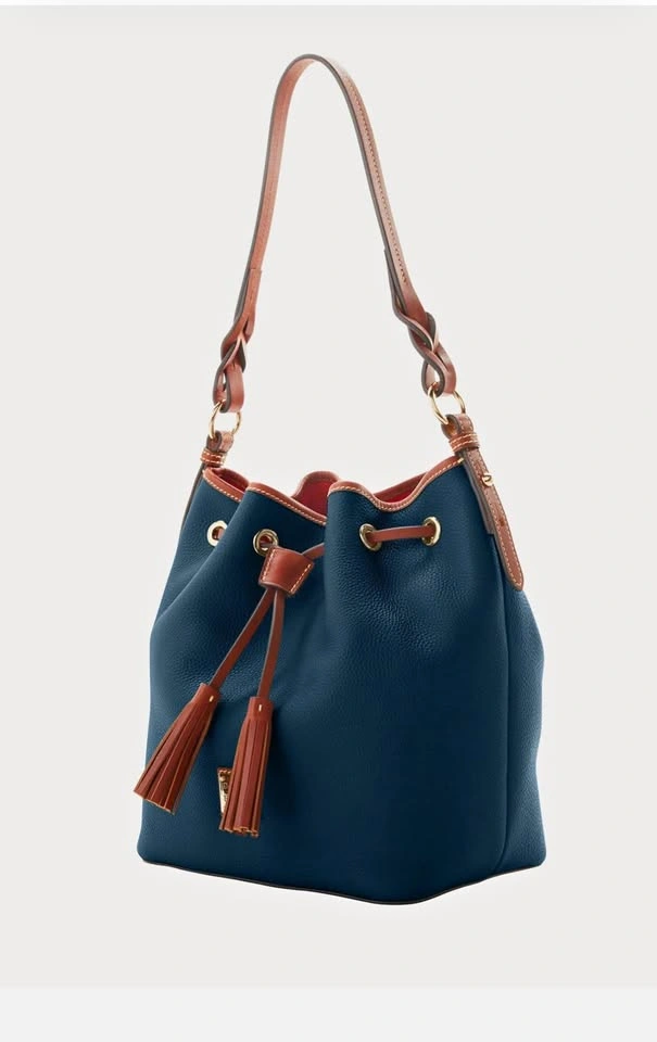 Brand New Dooney & Bourke Pebble Grain Drawstring