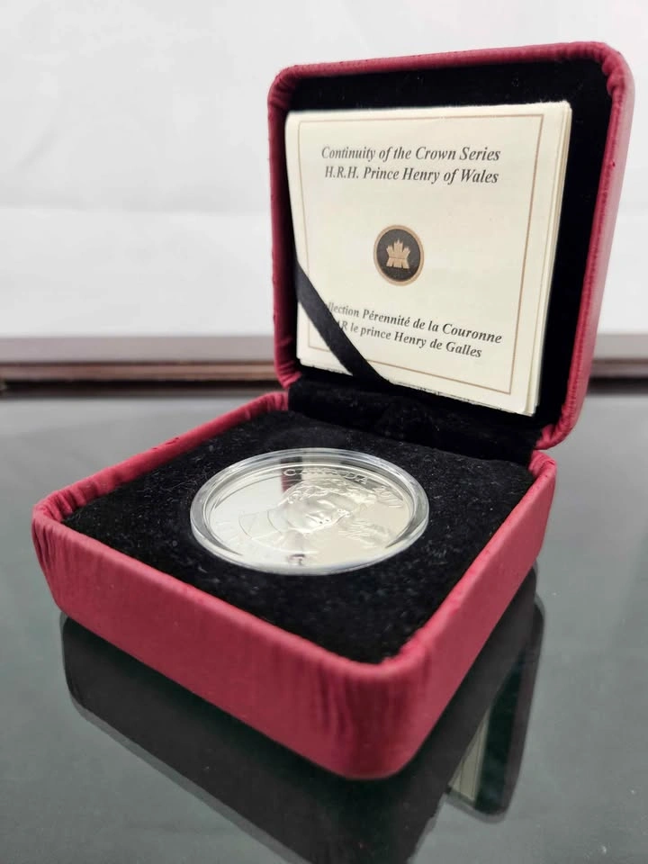 2011 Canada Prince Harry Sterling Silver Coin w Box - photo 3