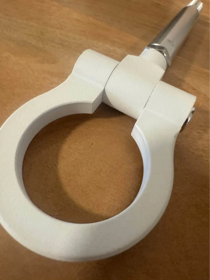 White JDM Tow Hook for Subaru WRX STI BRZ Impreza - photo 2