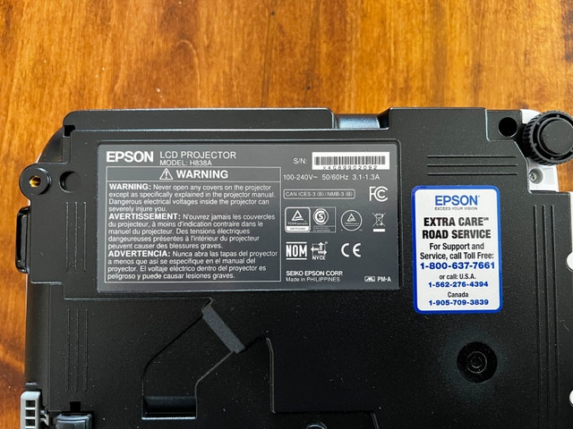 Epson VS250 3LCD Projector - photo 5