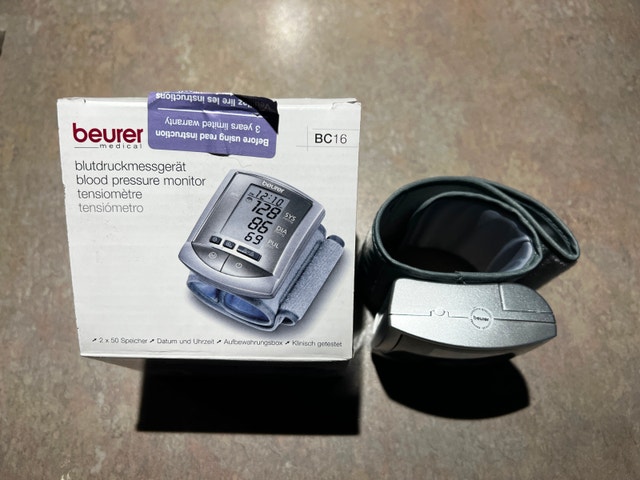 Beurer BC16 Wrist Blood Pressure Monitor