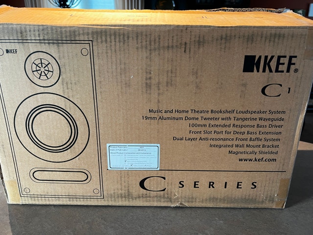 KEF C1 Bookshelf Speakers