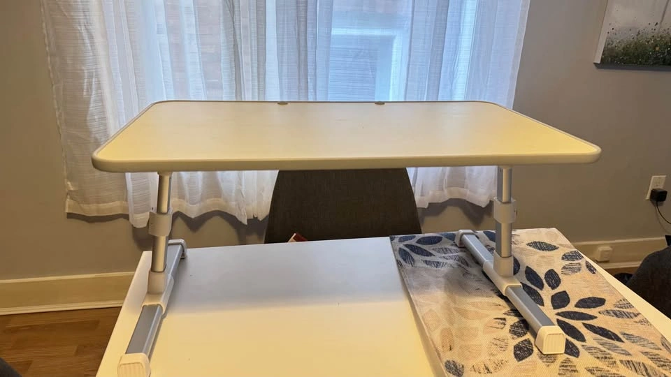 Adjustable Laptop Bed Table, Portable Lap Desk, Foldable Standin - photo 2