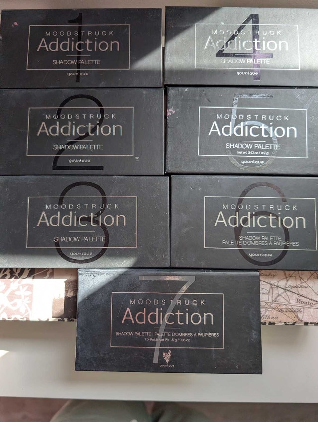 Younique Moodstruck Eyeshadow Collection Palettes 1-7