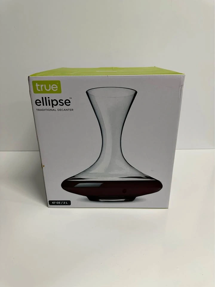 Wine Decanter True Ellipse 2L – New (Open Box)