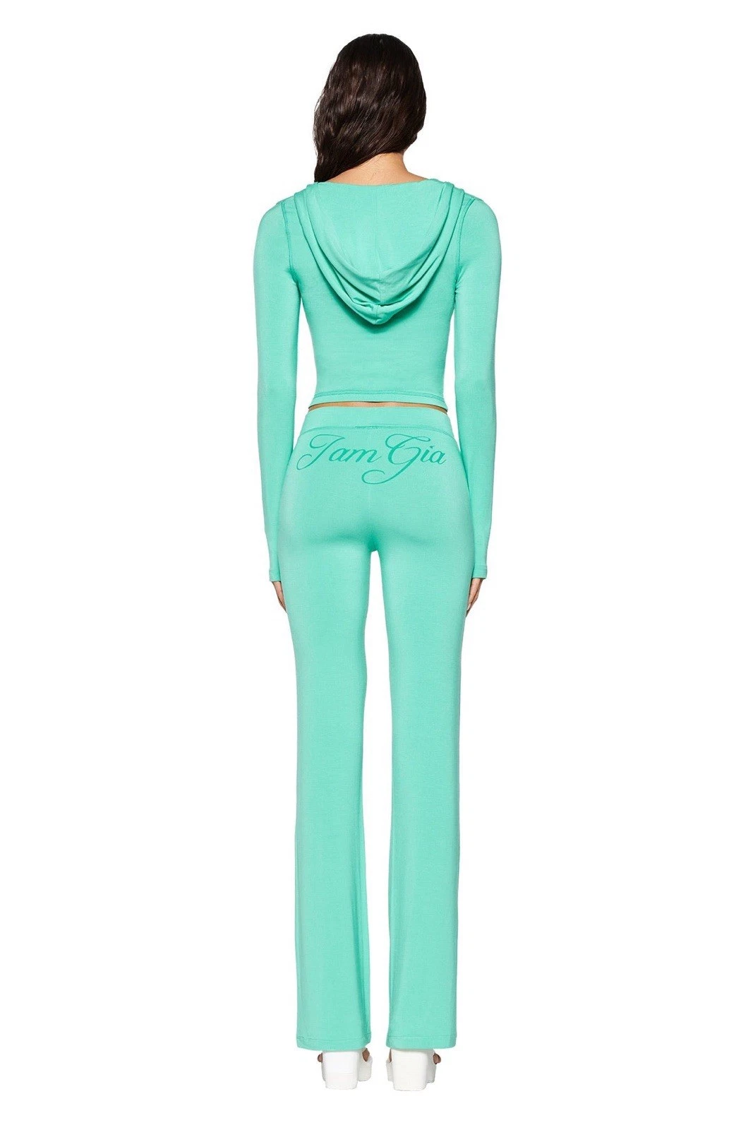 I AM GIA Blare Hoodie + Trackpant Set Turquoise - Size S - photo 2