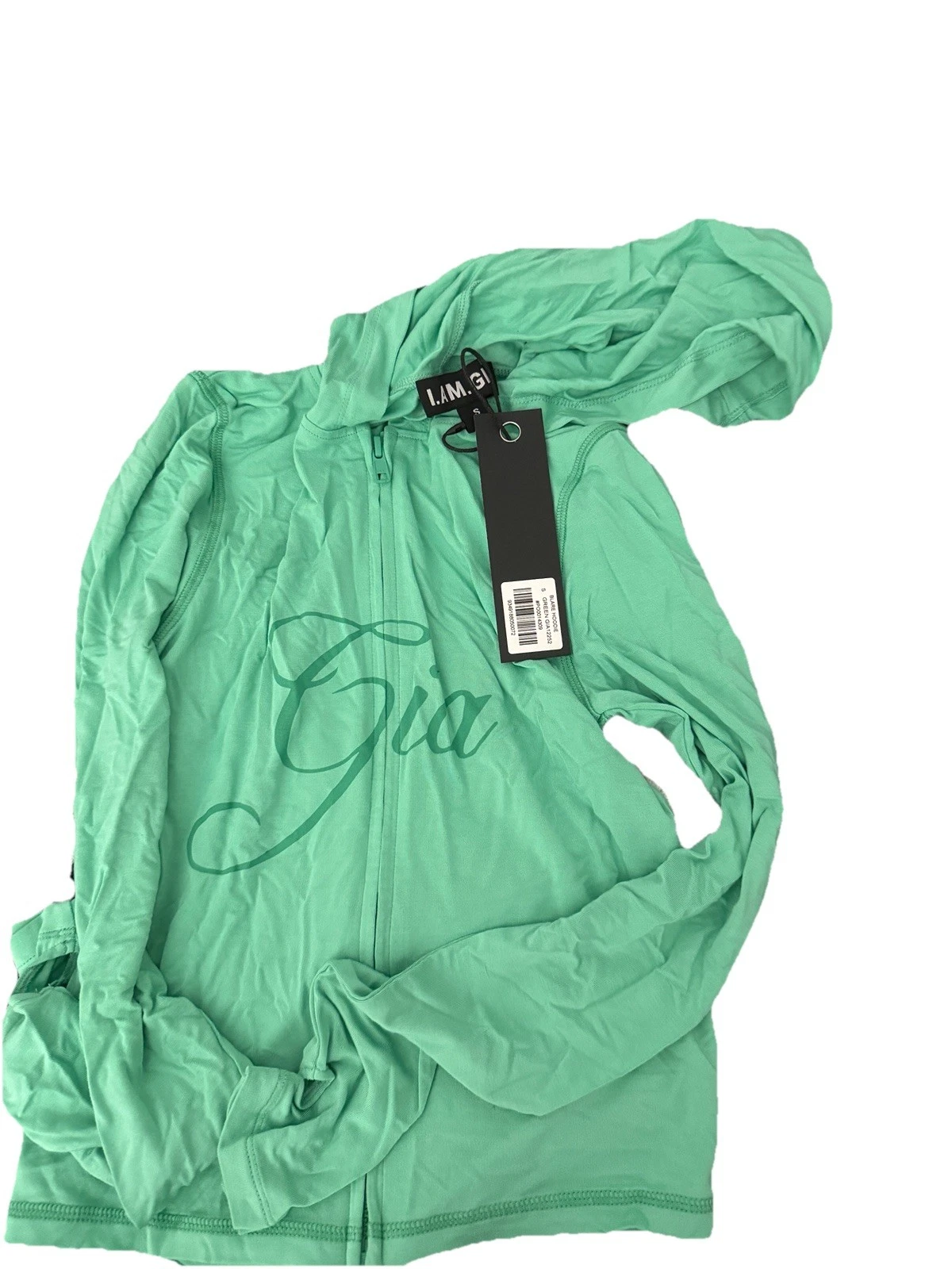I AM GIA Blare Hoodie + Trackpant Set Turquoise - Size S - photo 5