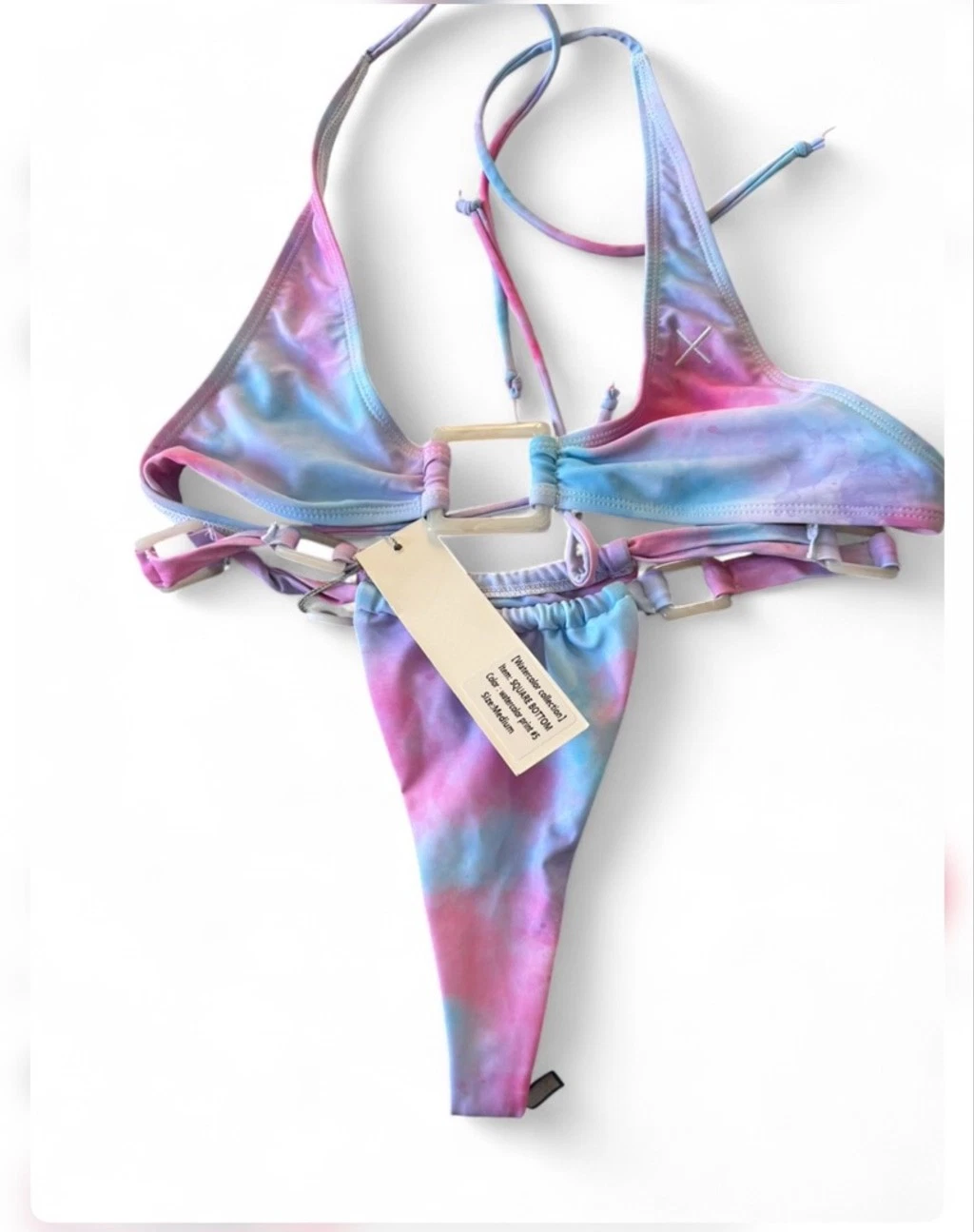 Boutine LA Ultraviolet Square Top and Bottoms - Medium