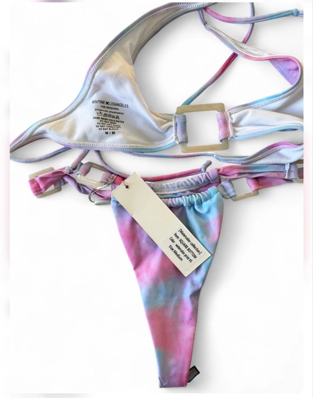Boutine LA Ultraviolet Square Top and Bottoms - Medium - photo 4