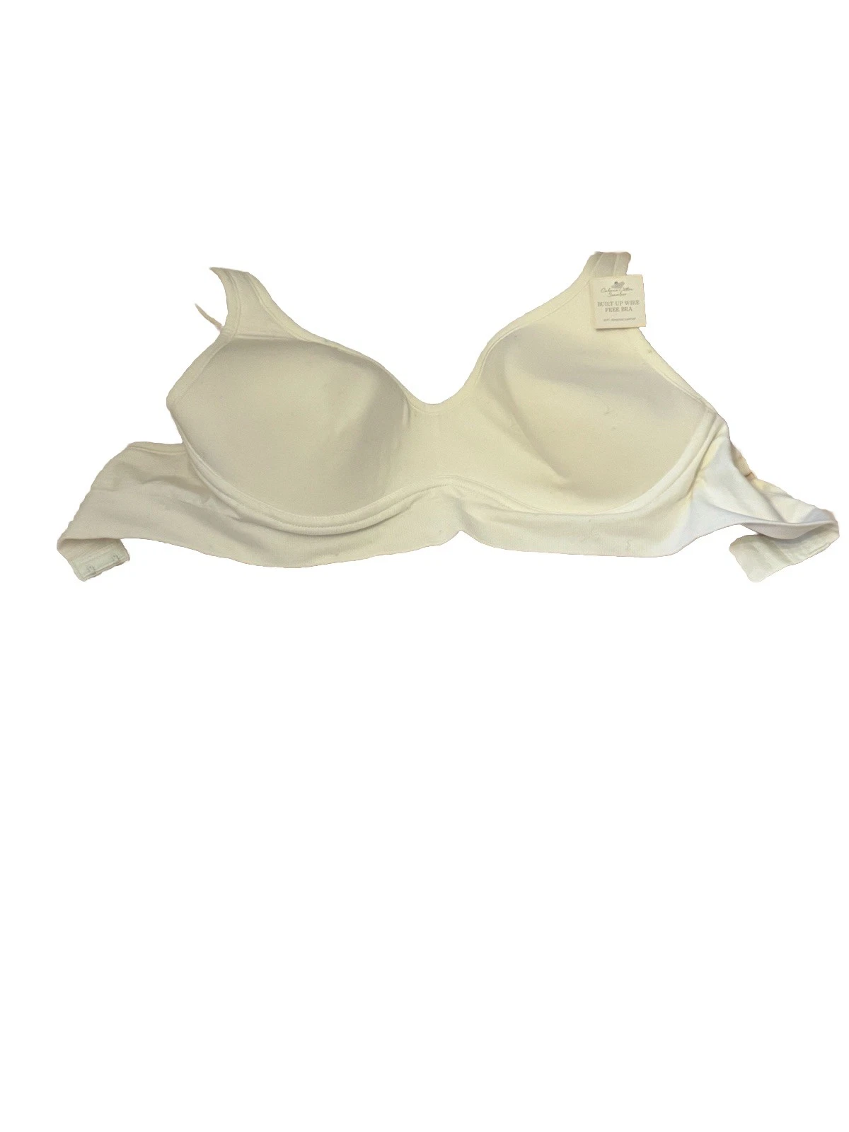 NWT On Gossamer Cabana Cotton Seamless Wirefree Bra - G3320 WHIT - photo 3