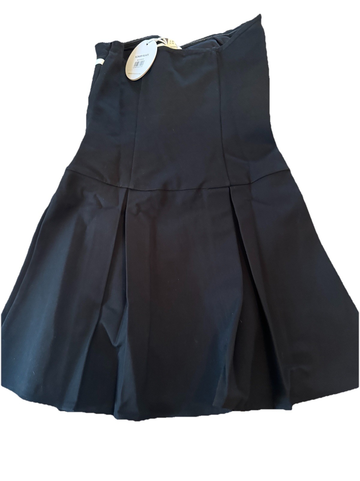 Selfie Leslie Camelia Box Pleat Bow Mini Dress Black Small NWT - photo 4