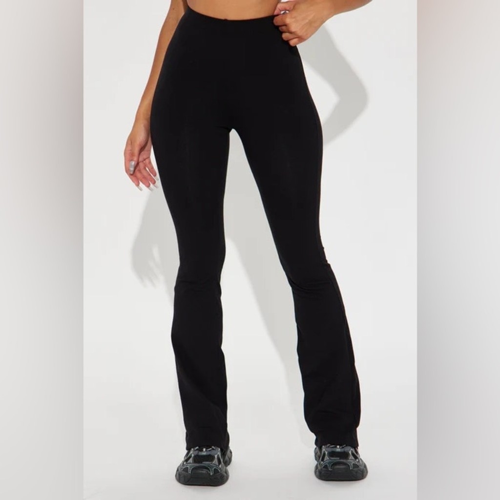 FASHION NOVA Adriana Black High Waist Flare Pant NEW XL - photo 3