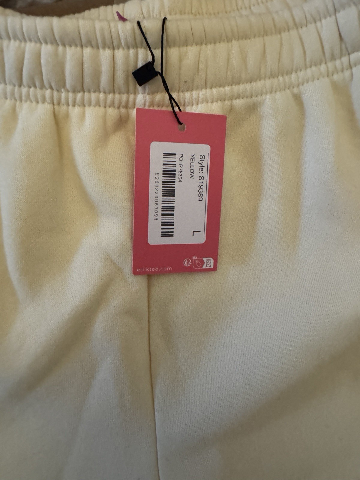 Edikted Orchid Babe Sweat Shorts Large NWT - photo 3