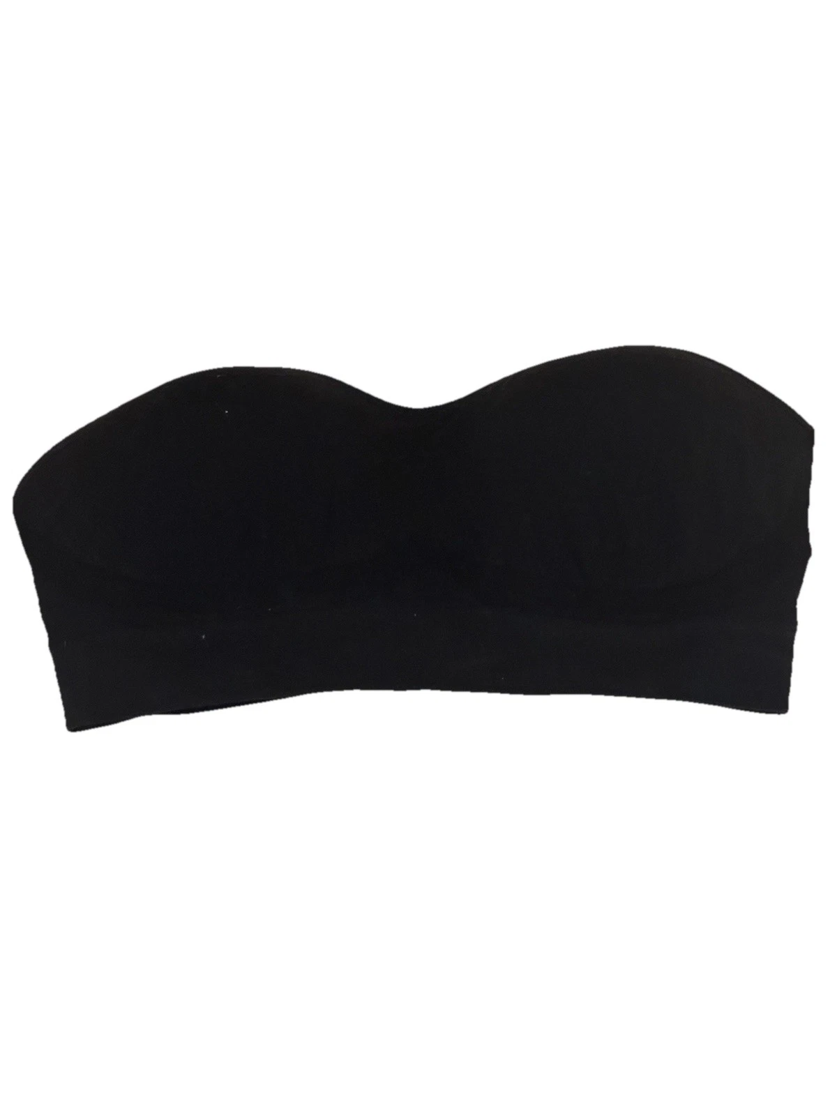 OnGossamer Cabana Seamless Strapless Bra - L, Black