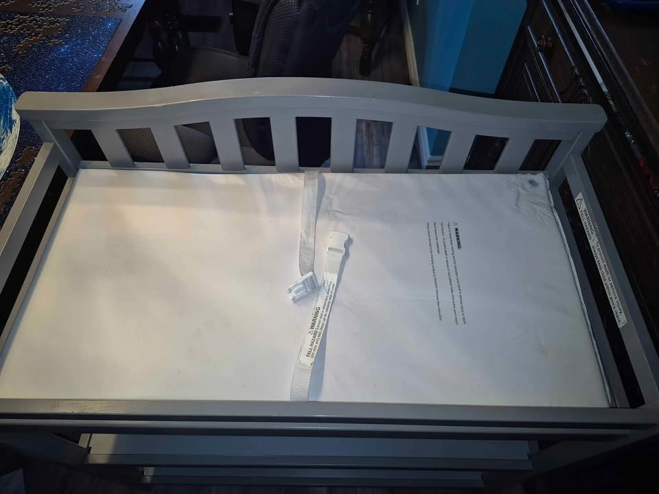 Grey Change Table - photo 3