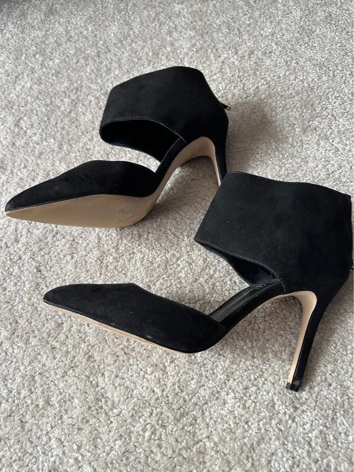 Aldo Black Suede High Heels - Size 9 - photo 3