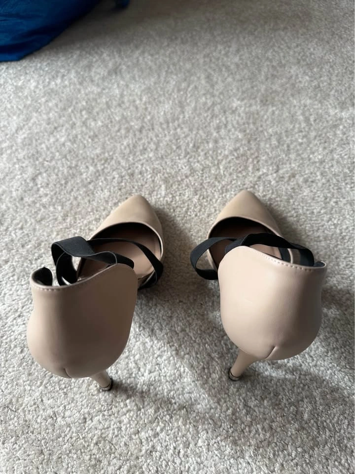 Spring beige high heels size 9 - photo 2