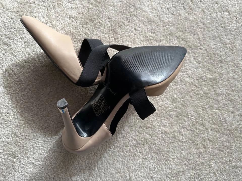 Spring beige high heels size 9 - photo 5