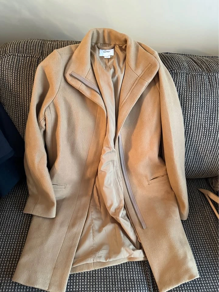 Woman’s spring/fall zippered coat -old navy, size S - photo 2
