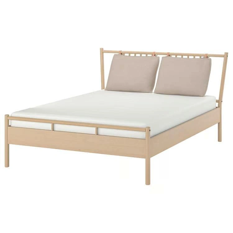 IKEA BJÖRKSNÄS KING Bed Frame | Solid Birch Wood