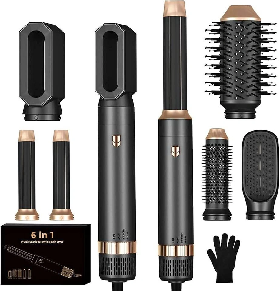 6-in-1 Styling Tool with Hair Dryer