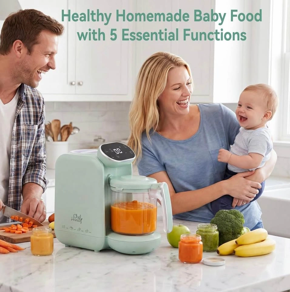 Chefhandy 5-in-1 Baby Food Maker Steamer Blender - photo 4