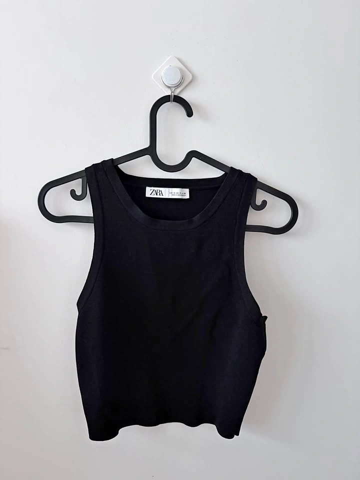 Zara black tank top