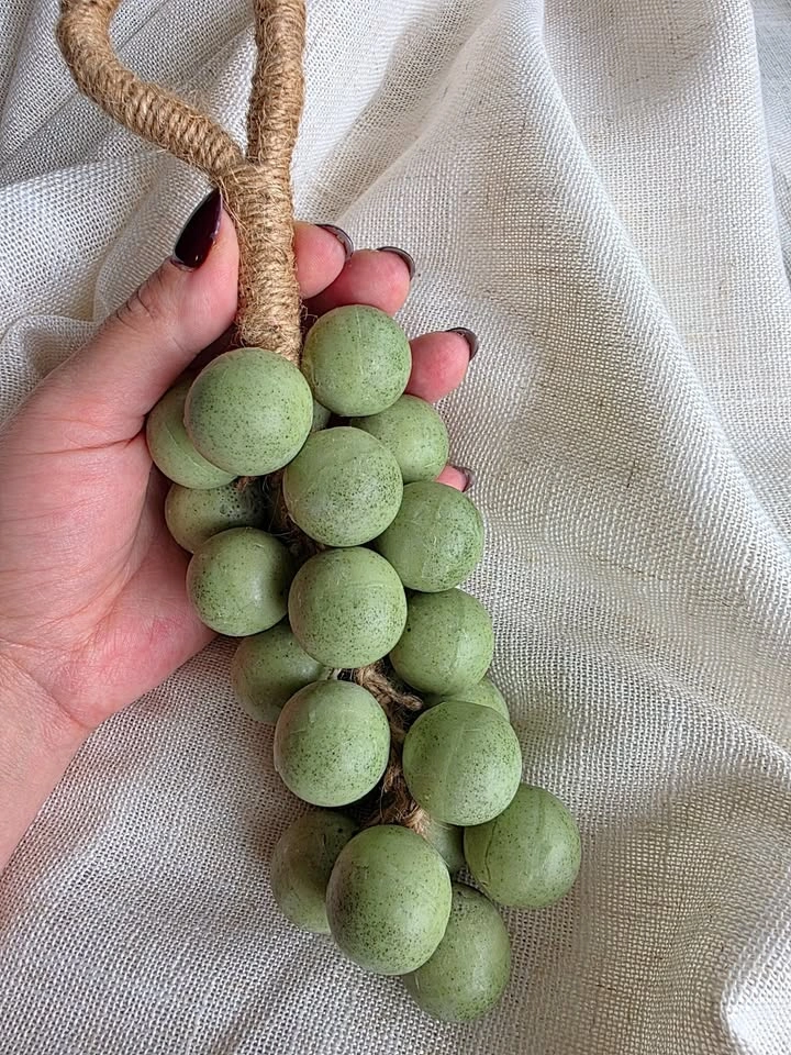 Spirulina and Lemongrass Soap on a Rope