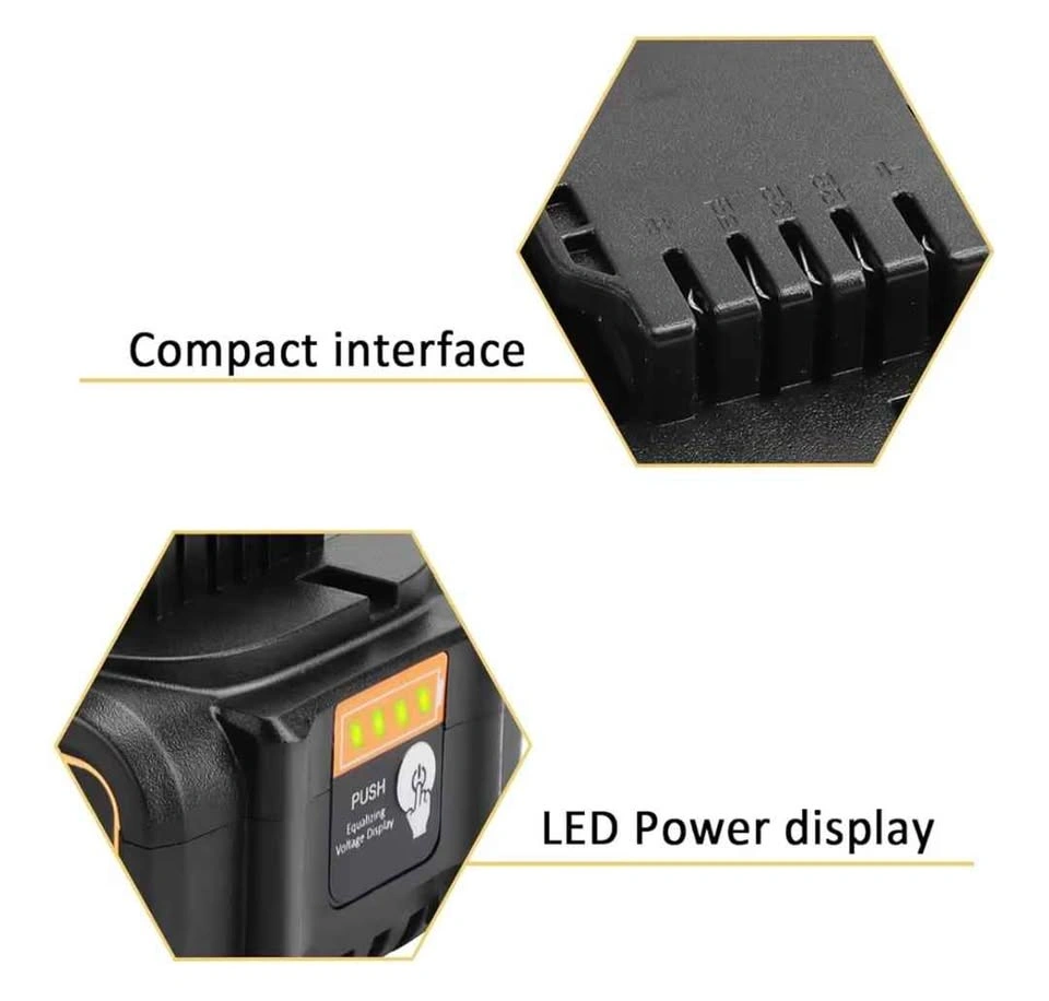 Waitley 20V 6.0Ah Replacement Battery for DeWalt - photo 3