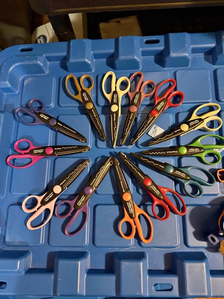 Scrapbooking Scissors - Fiskar Brand - 26 pcs Total
