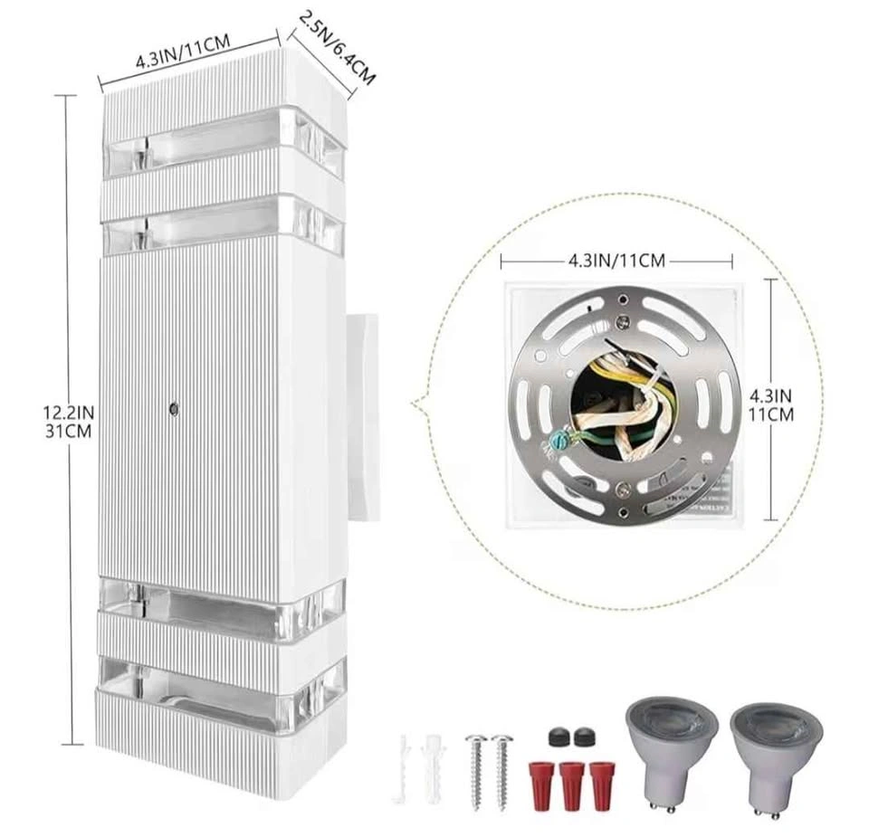 Dusk to Dawn Outdoor Wall Lights, 2 Pack - photo 4