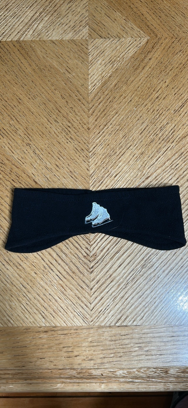 Figure skating winter headband