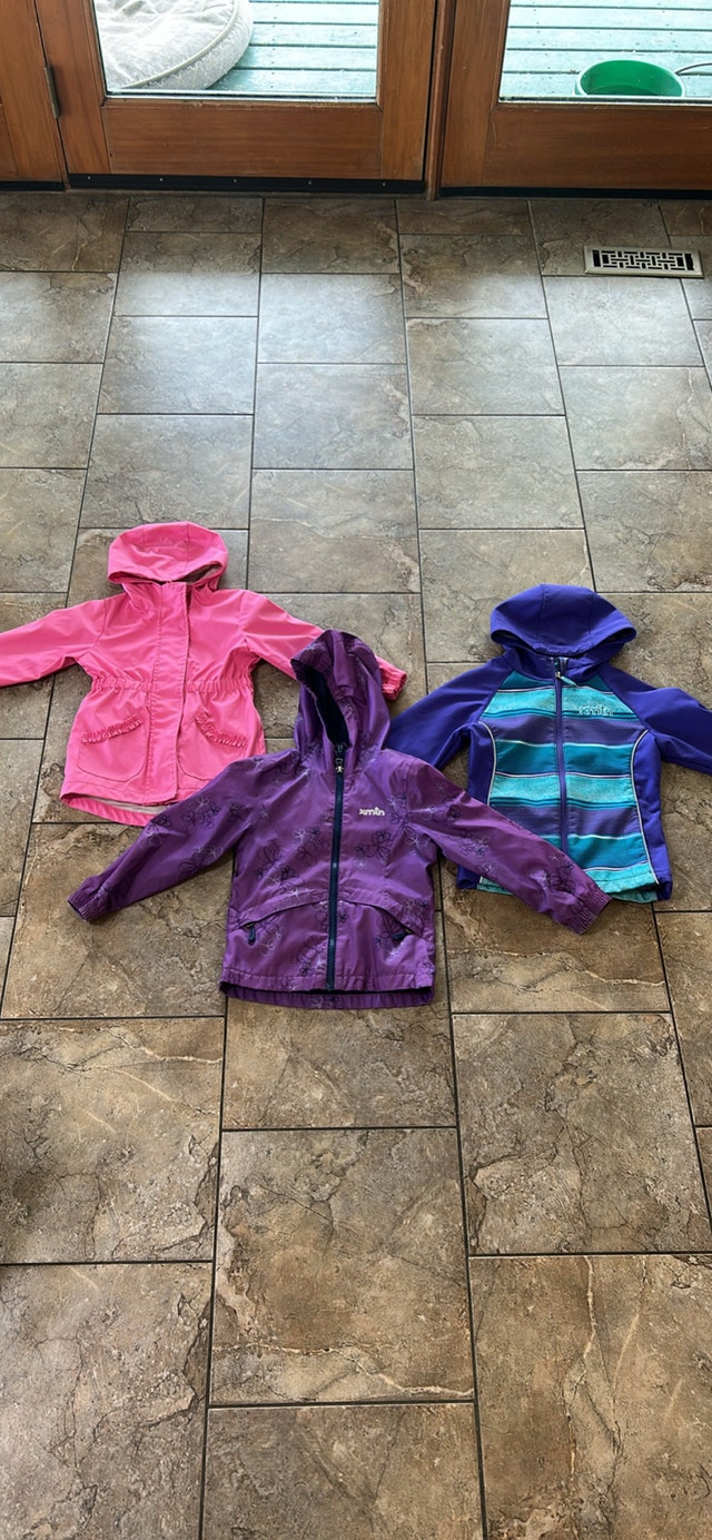 Lot of 3 Girls spring jackets sz 4