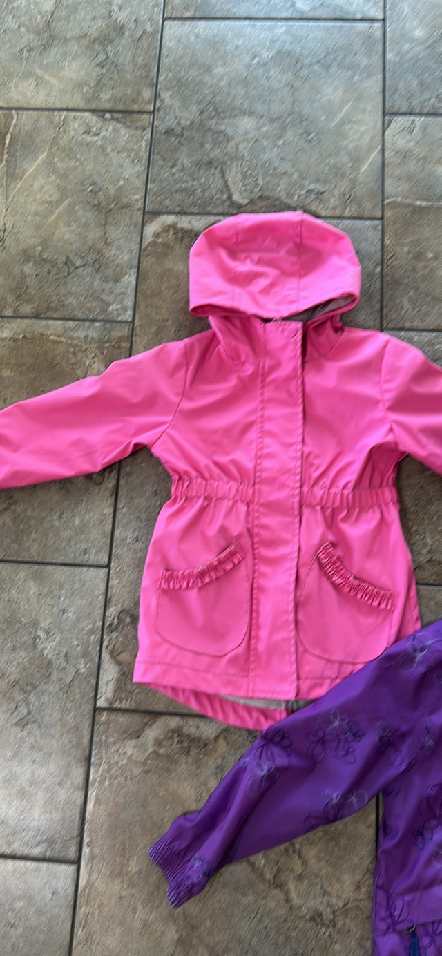 Lot of 3 Girls spring jackets sz 4 - photo 4