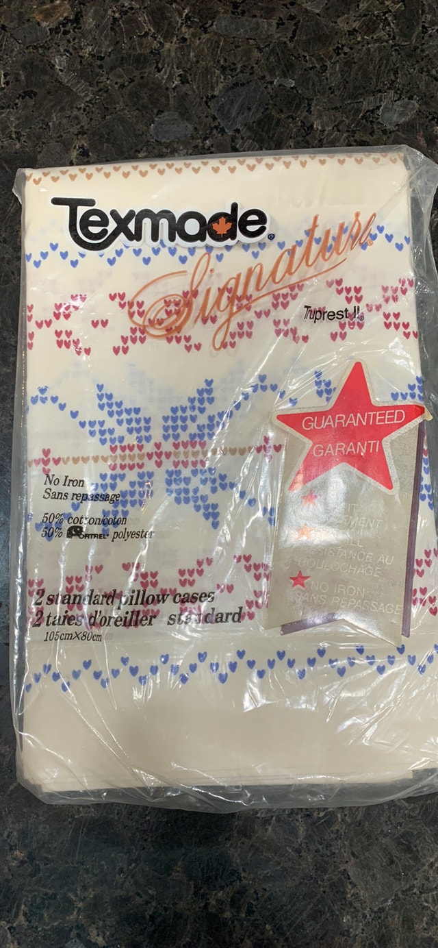 New standard pillow cases