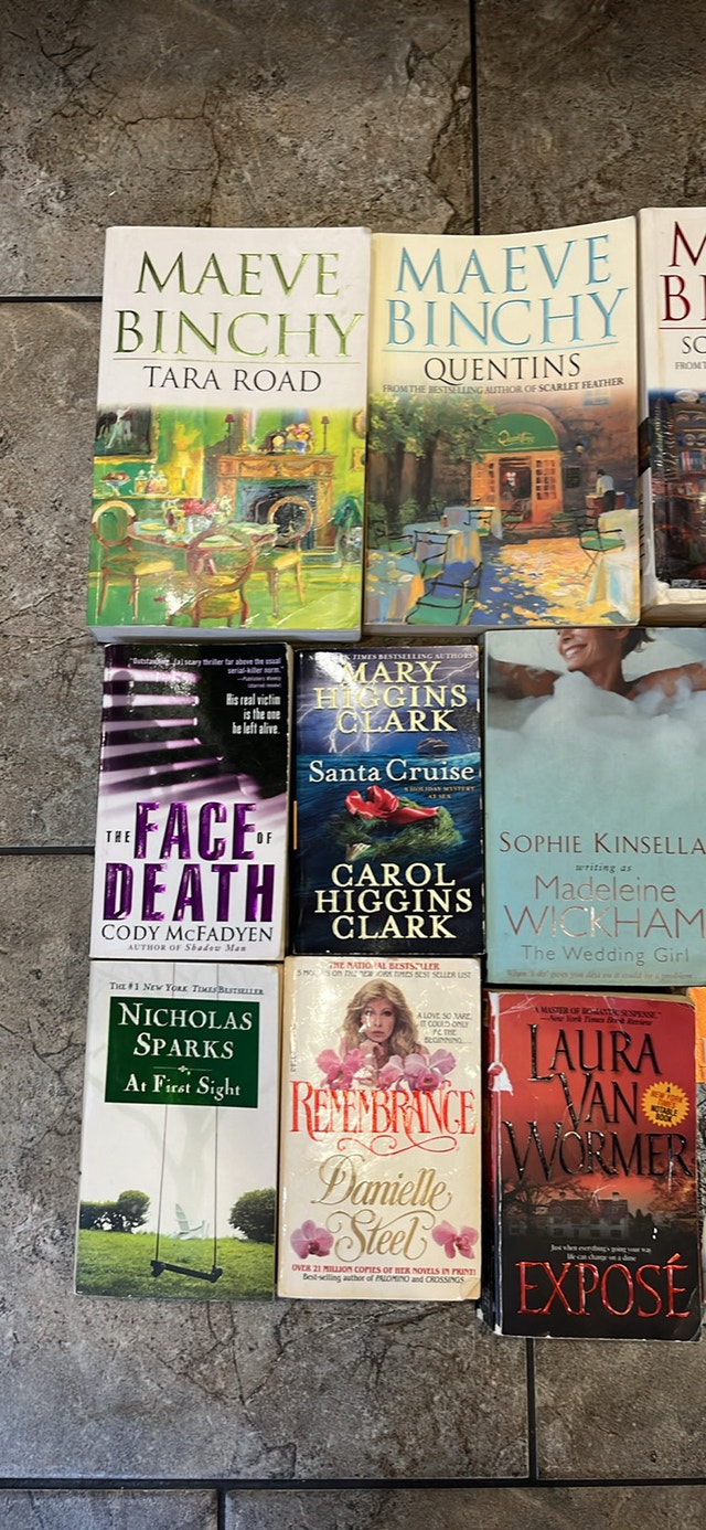14 Books/Novels by Binchy, Barr, McFadyen, Higgins Clark, Kinsel - photo 2