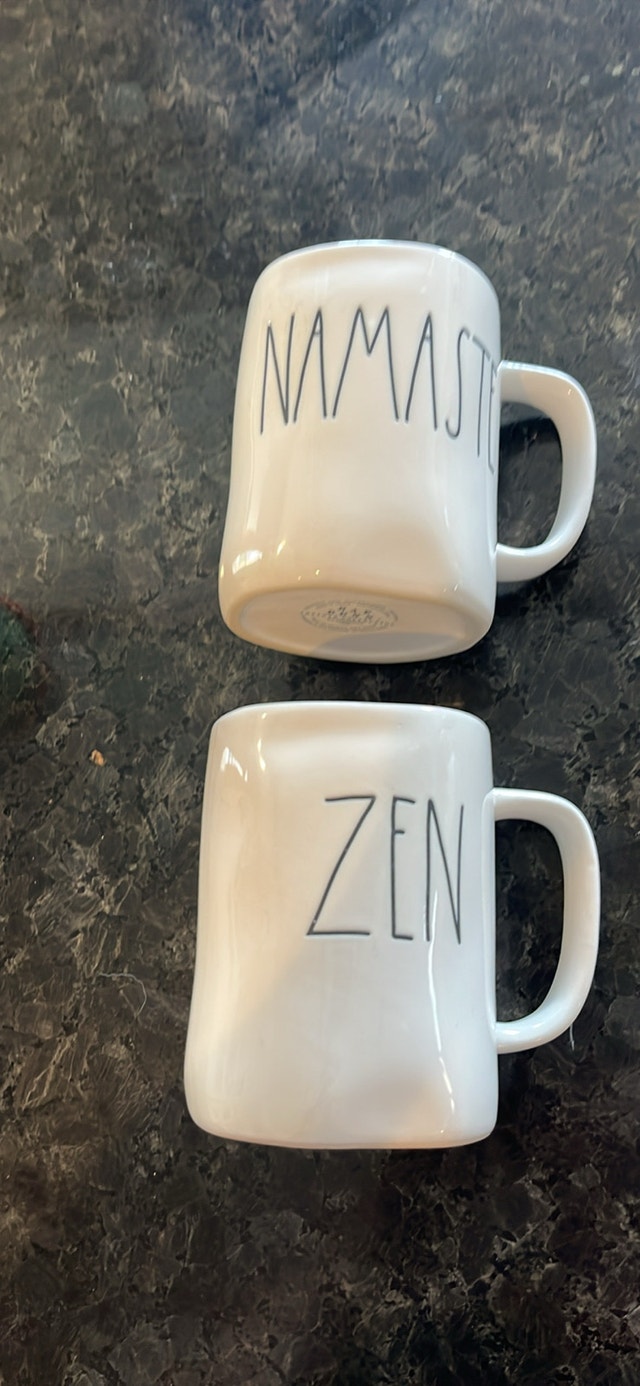 Namaste & Zen Coffee Cups