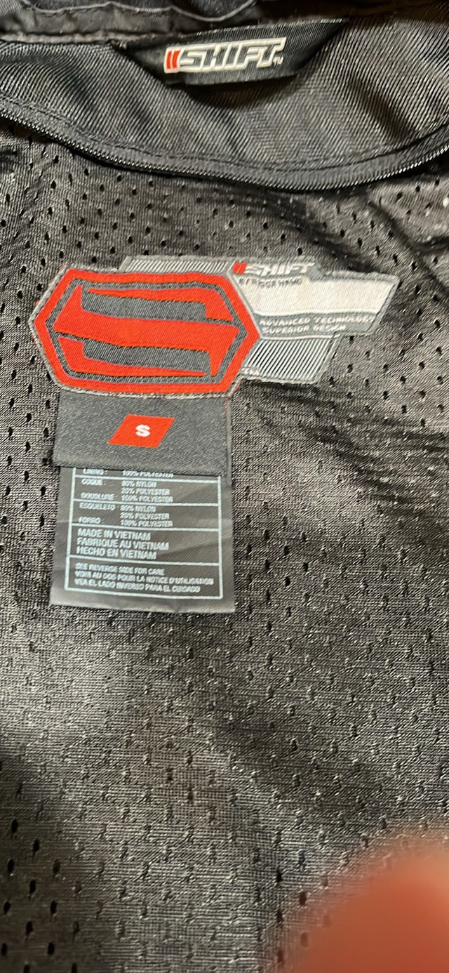 Shift motorcycle jacket sz S - photo 3