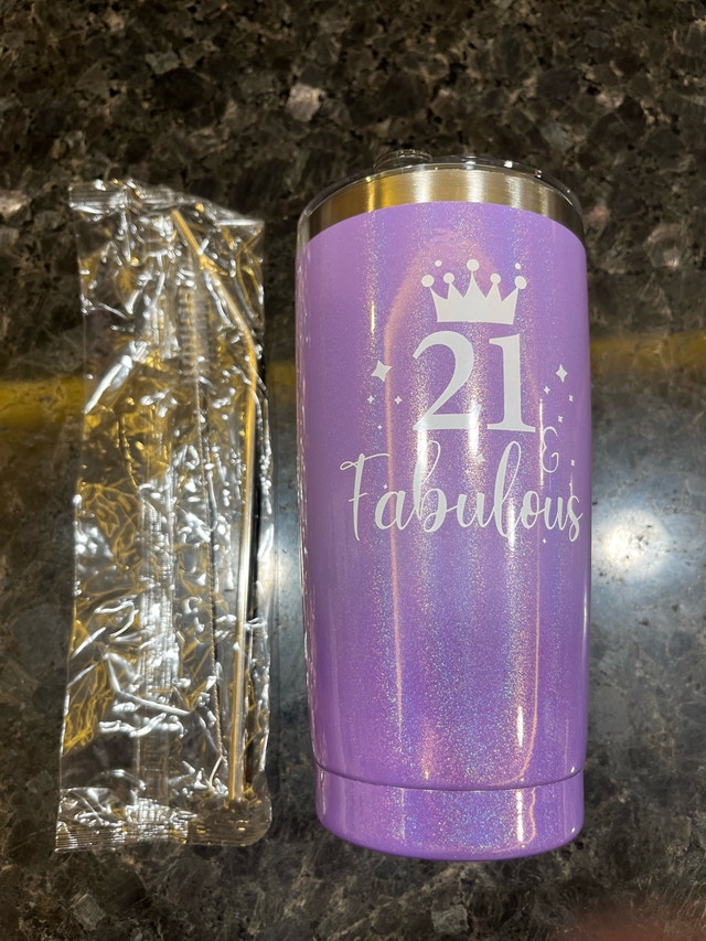21st Birthday and Fabulous Tumbler