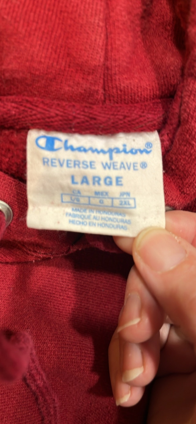 Champion Reverse Weave Hoodie Sz L - photo 2